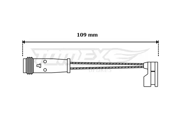 Warnkontakt, Bremsbelagverschleiß TOMEX Brakes TX 30-55