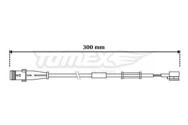 Warnkontakt, Bremsbelagverschleiß TOMEX Brakes TX 30-70