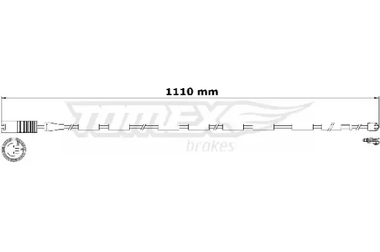 Warnkontakt, Bremsbelagverschleiß TOMEX Brakes TX 31-16 Bild Warnkontakt, Bremsbelagverschleiß TOMEX Brakes TX 31-16