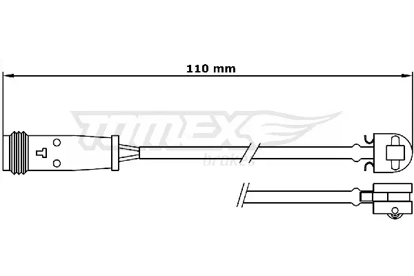 Warnkontakt, Bremsbelagverschleiß TOMEX Brakes TX 31-17