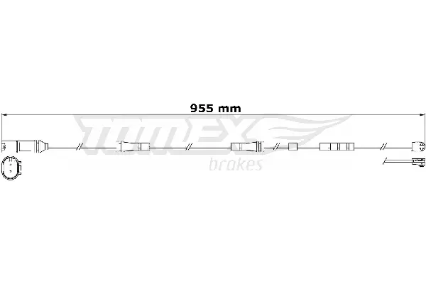 Warnkontakt, Bremsbelagverschleiß TOMEX Brakes TX 31-22