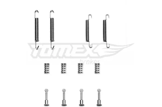 Zubehörsatz, Bremsbacken Hinterachse TOMEX Brakes TX 40-02 Bild Zubehörsatz, Bremsbacken Hinterachse TOMEX Brakes TX 40-02