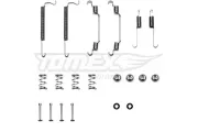 Zubehörsatz, Bremsbacken Hinterachse TOMEX Brakes TX 40-05