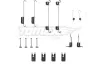 Zubeh&ouml;rsatz, Bremsbacken Hinterachse TOMEX Brakes TX 40-10