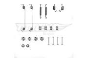 Zubehörsatz, Bremsbacken Hinterachse TOMEX Brakes TX 40-14