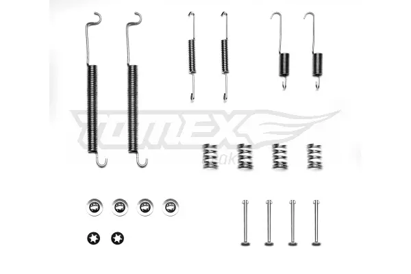 Zubehörsatz, Bremsbacken Hinterachse TOMEX Brakes TX 40-18