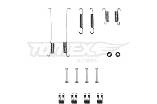 Zubehörsatz, Bremsbacken Hinterachse TOMEX Brakes TX 40-22 Bild Zubehörsatz, Bremsbacken Hinterachse TOMEX Brakes TX 40-22