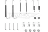 Zubeh&ouml;rsatz, Bremsbacken Hinterachse TOMEX Brakes TX 40-81