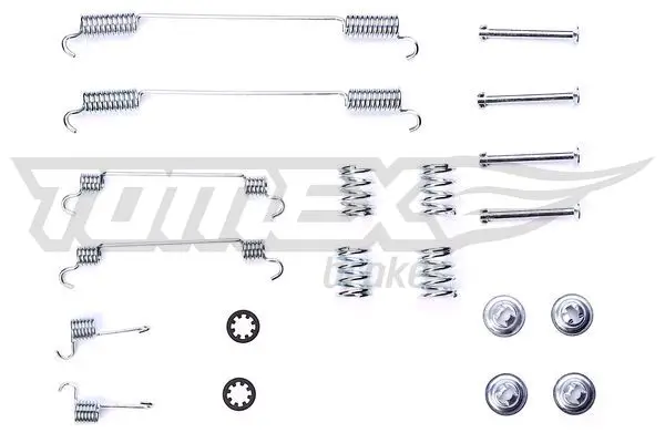 Zubehörsatz, Bremsbacken Hinterachse TOMEX Brakes TX 41-32