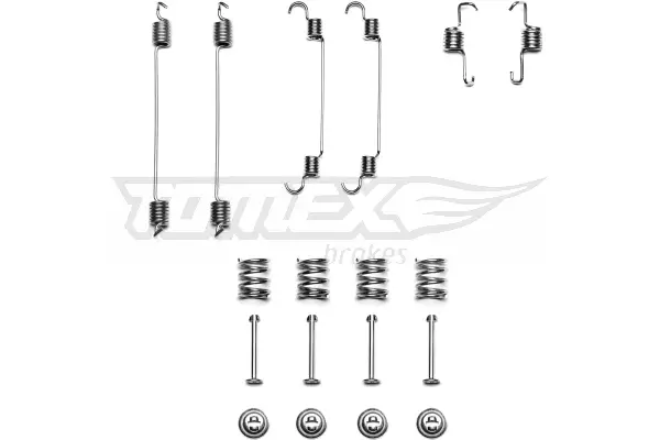 Zubehörsatz, Bremsbacken Hinterachse TOMEX Brakes TX 41-66