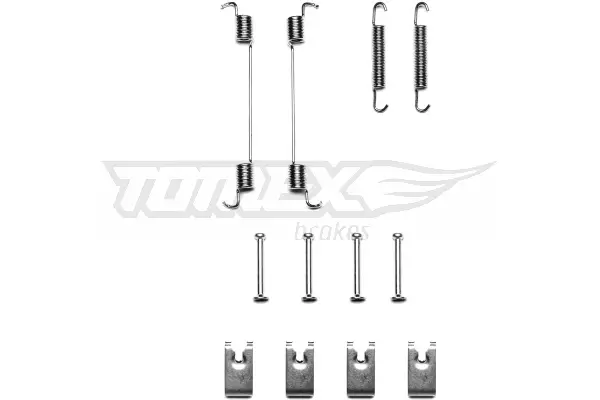 Zubehörsatz, Bremsbacken Hinterachse TOMEX Brakes TX 41-70