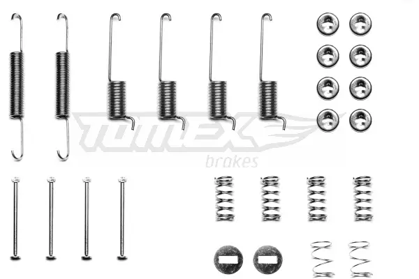 Zubehörsatz, Bremsbacken Hinterachse TOMEX Brakes TX 42-07