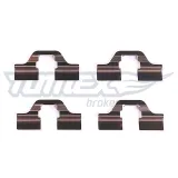 Zubehörsatz, Scheibenbremsbelag TOMEX Brakes TX 43-05