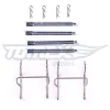 Zubehörsatz, Scheibenbremsbelag Hinterachse TOMEX Brakes TX 43-22
