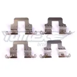 Zubehörsatz, Scheibenbremsbelag Hinterachse TOMEX Brakes TX 43-30