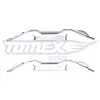 Zubehörsatz, Scheibenbremsbelag Vorderachse TOMEX Brakes TX 43-31