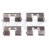 Zubehörsatz, Scheibenbremsbelag Hinterachse TOMEX Brakes TX 43-62