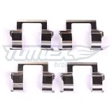 Zubehörsatz, Scheibenbremsbelag Vorderachse TOMEX Brakes TX 43-75