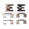 Zubeh&ouml;rsatz, Scheibenbremsbelag Vorderachse TOMEX Brakes TX 44-00