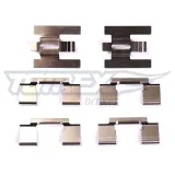 Zubehörsatz, Scheibenbremsbelag Vorderachse TOMEX Brakes TX 44-00