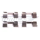 Zubehörsatz, Scheibenbremsbelag Vorderachse TOMEX Brakes TX 44-06
