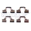 Zubehörsatz, Scheibenbremsbelag Hinterachse TOMEX Brakes TX 44-10