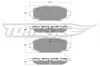 Bremsbelagsatz, Scheibenbremse Hinterachse TOMEX Brakes TX 60-03 Bild Bremsbelagsatz, Scheibenbremse Hinterachse TOMEX Brakes TX 60-03
