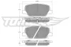 Bremsbelagsatz, Scheibenbremse Hinterachse TOMEX Brakes TX 60-06