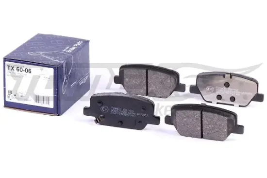 Bremsbelagsatz, Scheibenbremse Hinterachse TOMEX Brakes TX 60-06 Bild Bremsbelagsatz, Scheibenbremse Hinterachse TOMEX Brakes TX 60-06