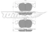 Bremsbelagsatz, Scheibenbremse Hinterachse TOMEX Brakes TX 60-11 Bild Bremsbelagsatz, Scheibenbremse Hinterachse TOMEX Brakes TX 60-11