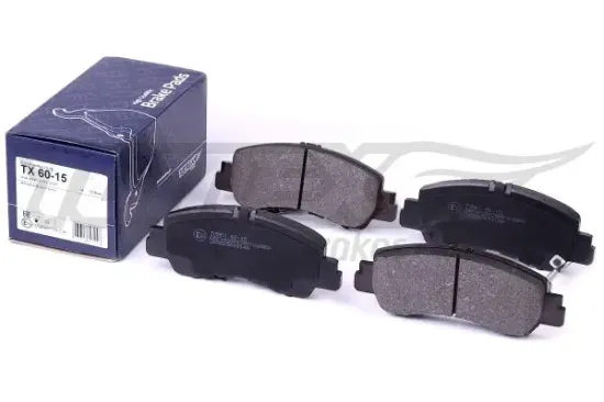 Bremsbelagsatz, Scheibenbremse Vorderachse TOMEX Brakes TX 60-15 Bild Bremsbelagsatz, Scheibenbremse Vorderachse TOMEX Brakes TX 60-15
