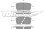 Bremsbelagsatz, Scheibenbremse TOMEX Brakes TX 60-19