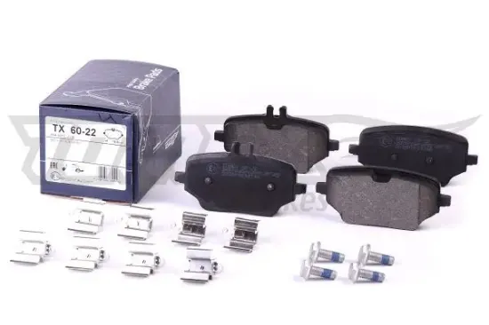 Bremsbelagsatz, Scheibenbremse Hinterachse TOMEX Brakes TX 60-22 Bild Bremsbelagsatz, Scheibenbremse Hinterachse TOMEX Brakes TX 60-22