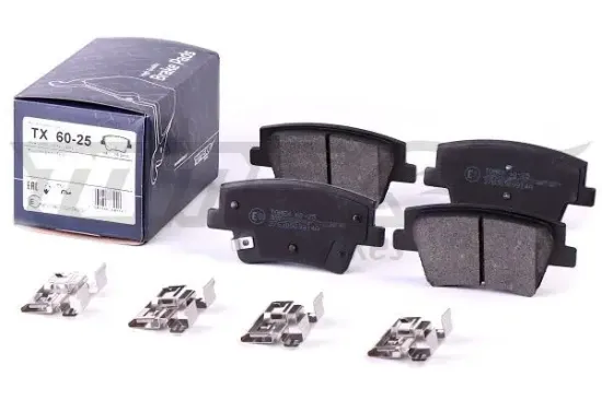 Bremsbelagsatz, Scheibenbremse Hinterachse TOMEX Brakes TX 60-25 Bild Bremsbelagsatz, Scheibenbremse Hinterachse TOMEX Brakes TX 60-25