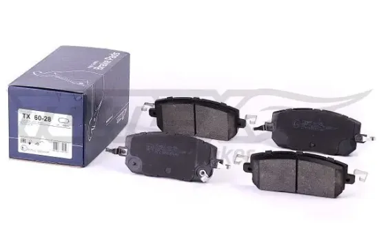 Bremsbelagsatz, Scheibenbremse Vorderachse TOMEX Brakes TX 60-28 Bild Bremsbelagsatz, Scheibenbremse Vorderachse TOMEX Brakes TX 60-28