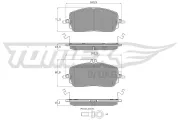 Bremsbelagsatz, Scheibenbremse TOMEX Brakes TX 60-30