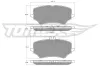 Bremsbelagsatz, Scheibenbremse Hinterachse TOMEX Brakes TX 60-31 Bild Bremsbelagsatz, Scheibenbremse Hinterachse TOMEX Brakes TX 60-31