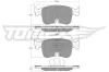 Bremsbelagsatz, Scheibenbremse Vorderachse TOMEX Brakes TX 60-34