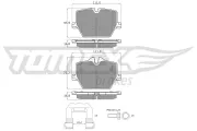 Bremsbelagsatz, Scheibenbremse TOMEX Brakes TX 60-36