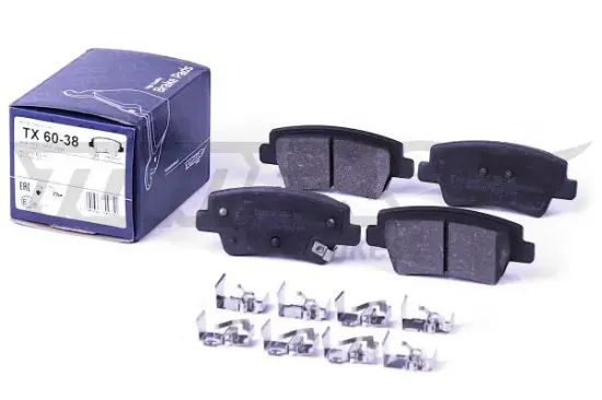 Bremsbelagsatz, Scheibenbremse Hinterachse TOMEX Brakes TX 60-38 Bild Bremsbelagsatz, Scheibenbremse Hinterachse TOMEX Brakes TX 60-38