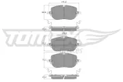 Bremsbelagsatz, Scheibenbremse TOMEX Brakes TX 60-52