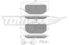 Bremsbelagsatz, Scheibenbremse Vorderachse TOMEX Brakes TX 60-54 Bild Bremsbelagsatz, Scheibenbremse Vorderachse TOMEX Brakes TX 60-54