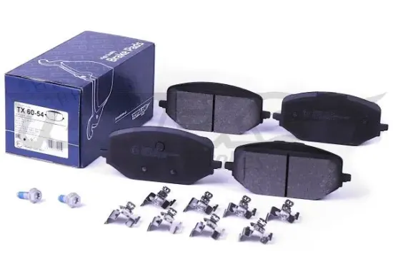 Bremsbelagsatz, Scheibenbremse Vorderachse TOMEX Brakes TX 60-54 Bild Bremsbelagsatz, Scheibenbremse Vorderachse TOMEX Brakes TX 60-54