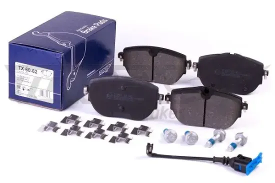 Bremsbelagsatz, Scheibenbremse Vorderachse TOMEX Brakes TX 60-62 Bild Bremsbelagsatz, Scheibenbremse Vorderachse TOMEX Brakes TX 60-62