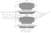 Bremsbelagsatz, Scheibenbremse Hinterachse TOMEX Brakes TX 60-66 Bild Bremsbelagsatz, Scheibenbremse Hinterachse TOMEX Brakes TX 60-66