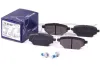 Bremsbelagsatz, Scheibenbremse Hinterachse TOMEX Brakes TX 60-66 Bild Bremsbelagsatz, Scheibenbremse Hinterachse TOMEX Brakes TX 60-66