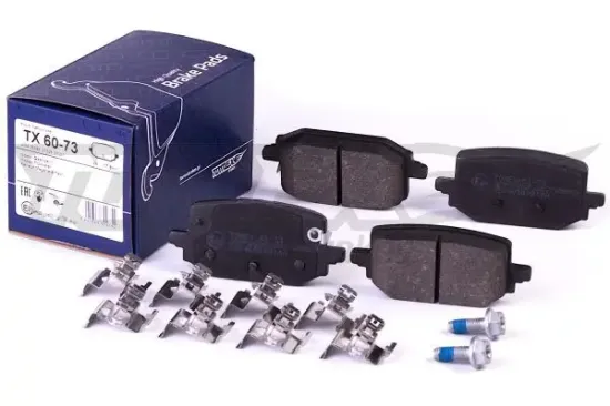 Bremsbelagsatz, Scheibenbremse Hinterachse TOMEX Brakes TX 60-73 Bild Bremsbelagsatz, Scheibenbremse Hinterachse TOMEX Brakes TX 60-73