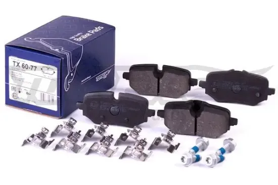 Bremsbelagsatz, Scheibenbremse Hinterachse TOMEX Brakes TX 60-77 Bild Bremsbelagsatz, Scheibenbremse Hinterachse TOMEX Brakes TX 60-77
