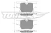 Bremsbelagsatz, Scheibenbremse Hinterachse TOMEX Brakes TX 60-79 Bild Bremsbelagsatz, Scheibenbremse Hinterachse TOMEX Brakes TX 60-79