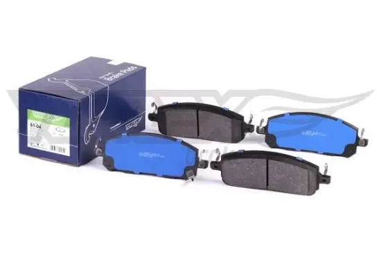 Bremsbelagsatz, Scheibenbremse Vorderachse TOMEX Brakes TX 61-04 Bild Bremsbelagsatz, Scheibenbremse Vorderachse TOMEX Brakes TX 61-04